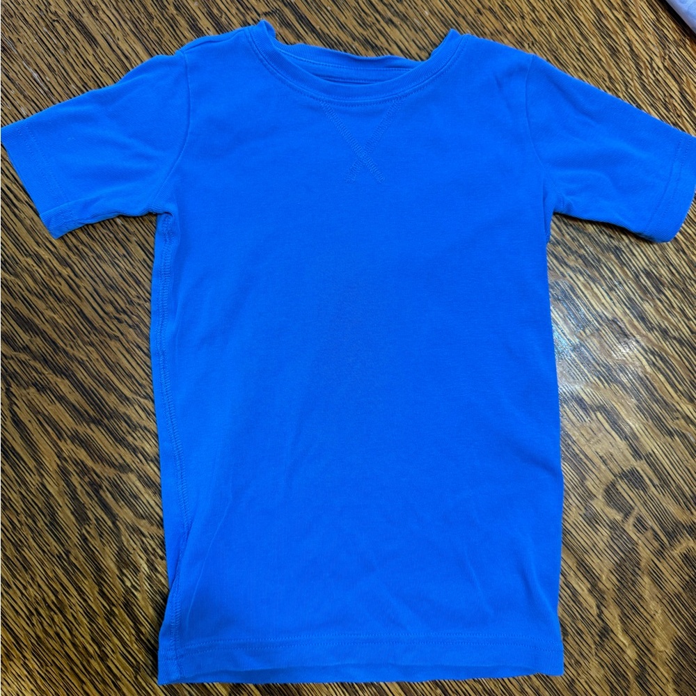 Primary Kids Blue PJ shirt size 6-7